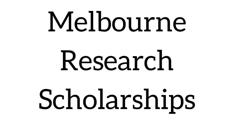 Melbourne Research Scholarships 2024 | Study In Australia