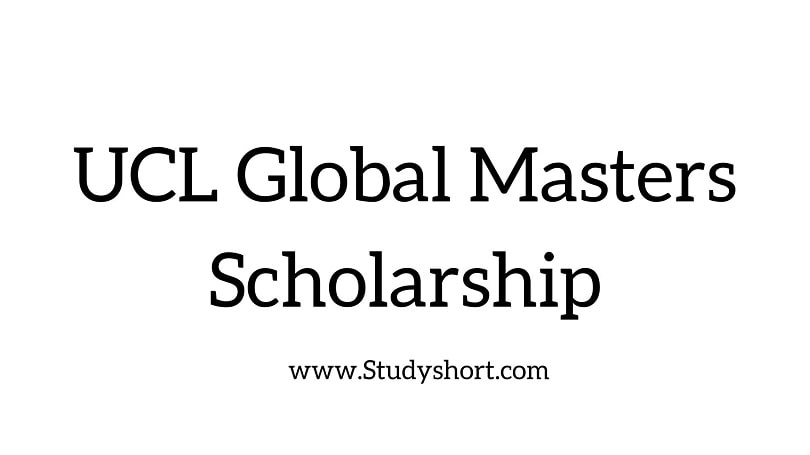 UCL Global Masters Scholarship 2024-2025 | UK