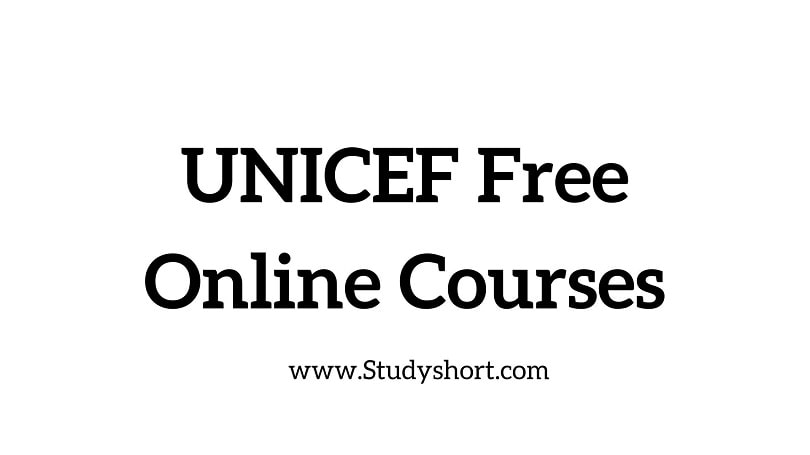 UNICEF Free Online Courses 2024-2025 | UNICEF